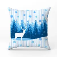 Декоративна възглавница с коледни мотиви - 2372 - Декоративна възглавница с коледни мотиви - 2372