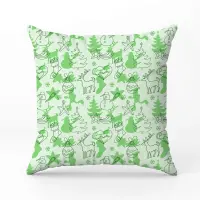 Декоративна възглавница с коледни мотиви - 2385 - Декоративна възглавница с коледни мотиви - 2385