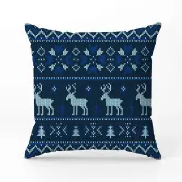 Декоративна възглавница с коледни мотиви - 2399 - Декоративна възглавница с коледни мотиви - 2399