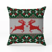 Декоративна възглавница с коледни мотиви - 23995 - Декоративна възглавница с коледни мотиви - 23995