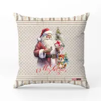 Декоративна възглавница с коледни мотиви - 5302 - Декоративна възглавница с коледни мотиви - 5302