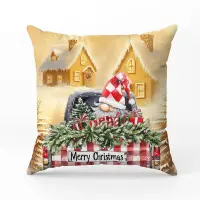 Декоративна възглавница с коледни мотиви - 5365 - Декоративна възглавница с коледни мотиви - 5365