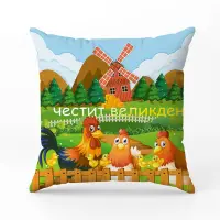 Декоративна възглавница - Великденски мотиви - 5066 - Декоративна възглавница - Великденски мотиви - 5066