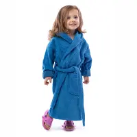 Детски халат Елеганс - Морско синьо - 2703 | Детски халат Елеганс - Морско синьо - 2703