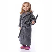 Детски халат Елеганс - Сив - 2711 | Детски халат Елеганс - Сив - 2711