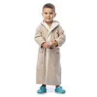 Детски халат лукс - цвят капучино - 2418 |  Детски халат лукс - цвят капучино - 2418