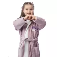 Детски халат лукс - лилаво - 405 | Детски халат лукс - лилаво - 405
