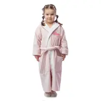 Детски халат лукс - цвят розов - Детски халат лукс - цвят розов