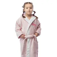 Детски халат лукс - цвят розов - 2415 | Детски халат лукс - цвят розов - 2415