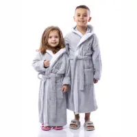 Детски халат Маер - Сив - 2575 | Детски халат Маер - Сив - 2575