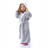 Детски халат Маер - Сив - 2576 | Детски халат Маер - Сив - 2576