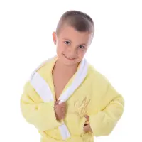 Детски халат Маер - Жълто - 2429 | Детски халат Маер - Жълто - 2429