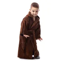 Детски халат нишка - кафяв - 606 | Детски халат нишка - кафяв - 606