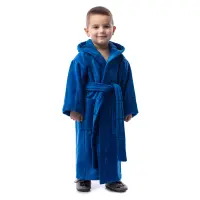 Детски халат нишка - син - 1039 | Детски халат нишка - син - 1039