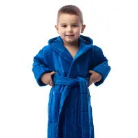Детски халат нишка - син - 1040 | Детски халат нишка - син - 1040