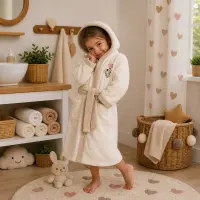 Детски халат Sunny - крем - 3/4 години - Детски халат Sunny - крем - 3/4 години