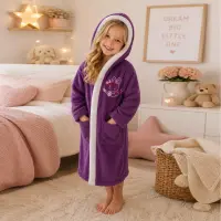 Детски халат Sunny - лилаво - 5/6 години - Детски халат Sunny - лилаво - 5/6 години