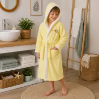 Детски халат Sunny - жълт - 7/8 години - Детски халат Sunny - жълт - 7/8 години