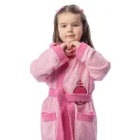 Детски халат Вивиен - Розово - 1249 | Детски халат Вивиен - Розово - 1249