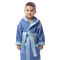 Детски халат Вивиен - Тъмно синьо - 1260 | Детски халат Вивиен - Тъмно синьо - 1260