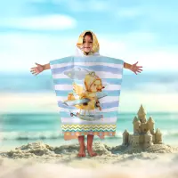 Детско хавлиено пончо - 5051 - Детско хавлиено пончо - 5051