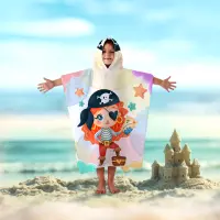 Детско хавлиено пончо - 5057 - Детско хавлиено пончо - 5057