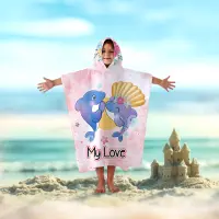 Детско хавлиено пончо - 5058 - Детско хавлиено пончо - 5058