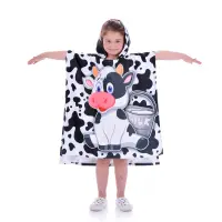 Детско пончо - Крава - 1378 | Детско пончо - Крава - 1378