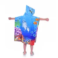 Детско пончо - Малък водолаз - 1436 | Детско пончо - Малък водолаз - 1436