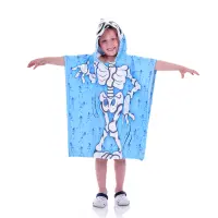 Детско пончо - Весел скелет - Детско пончо - Весел скелет