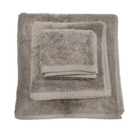 Едноцветна хавлиена кърпа "ЛОТОС" - комплект - 3 броя - светло сиво - Едноцветна хавлиена кърпа "ЛОТОС" - комплект - 3 броя - светло сиво