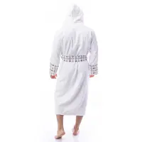 Халат букле MS печат - Крем - мъжки - Халат букле MS печат - Крем - мъжки