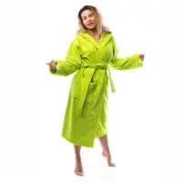 Халат Едноцветен Лукс - Бенетон - дамски - 2589 | Халат Едноцветен Лукс - Бенетон - дамски - 2589