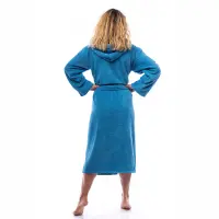 Халат Елеганс - Морско синьо - дамски - 2642 | Халат Елеганс - Морско синьо - дамски - 2642