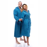 Халат Елеганс - Морско синьо - мъжки - Халат Елеганс - Морско синьо - мъжки