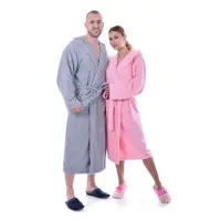 Халат Маер - Сив - мъжки - 1207 | Халат Маер - Сив - мъжки - 1207