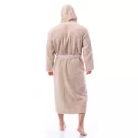 Халат Микропамук - капучино - мъжки - 173 | Халат Микропамук - капучино - мъжки - 173