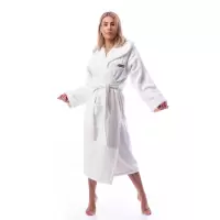 Халат Микропамук - крем - дамски - 215 | Халат Микропамук - крем - дамски - 215