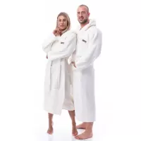 Халат Микропамук - крем - дамски - 219 | Халат Микропамук - крем - дамски - 219