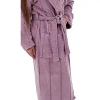 Халат нишка - Лилаво - дамски - 3472 | Халат нишка - Лилаво - дамски - 3472