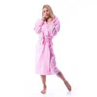 Халат нишка - Розов - дамски - 1835 | Халат нишка - Розов - дамски - 1835