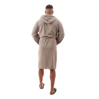 Халат Рипс - къс - Светло сив - мъжки - 3677 | Халат Рипс - къс - Светло сив - мъжки - 3677