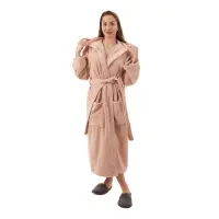 Халат Рипс - Пепел рози - дамски - 3716 | Халат Рипс - Пепел рози - дамски - 3716