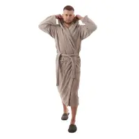 Халат Рипс - Светло сив - мъжки - 3690 | Халат Рипс - Светло сив - мъжки - 3690