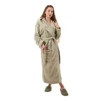 Халат Севи лого - MS - светло зелен- дамски - 3737 | Халат Севи лого - MS - светло зелен- дамски - 3737