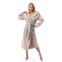 Халат Вафла Лукс - Капучино - дамски - 59 |  Халат Вафла Лукс - Капучино - дамски - 59