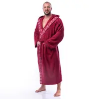 Халат Вивиен - Бордо - мъжки - 1565 | Халат Вивиен - Бордо - мъжки - 1565