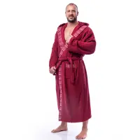 Халат Вивиен - Бордо - мъжки - 1566 | Халат Вивиен - Бордо - мъжки - 1566