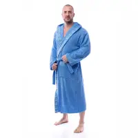 Халат Вивиен - Морско синьо - мъжки - 2557 | Халат Вивиен - Морско синьо - мъжки - 2557