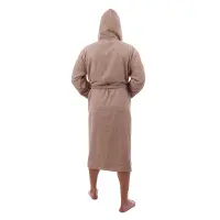 Халат ЖАКАРД - MS - Бежов - мъжки - 3532 | Халат ЖАКАРД - MS - Бежов - мъжки - 3532